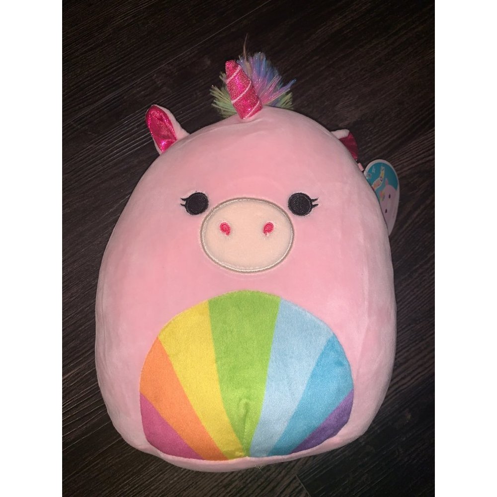 NEW! Amor the Colorful Rainbow Unicorn Squishmallow Official Kellytoy
